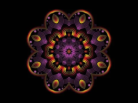 Mandala Design Illustration Stock Illustration