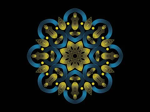 Mandala Design Illustration Stock Illustration