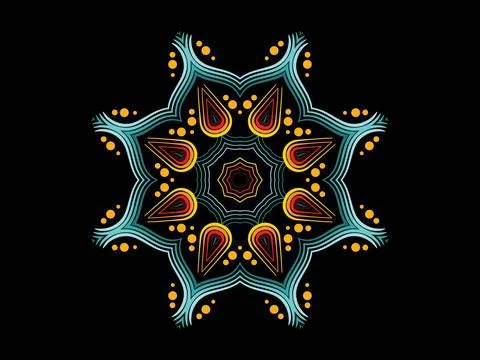 Mandala Design Illustration Stock Illustration