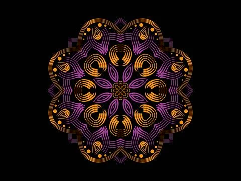 Mandala Design Illustration Stock Illustration