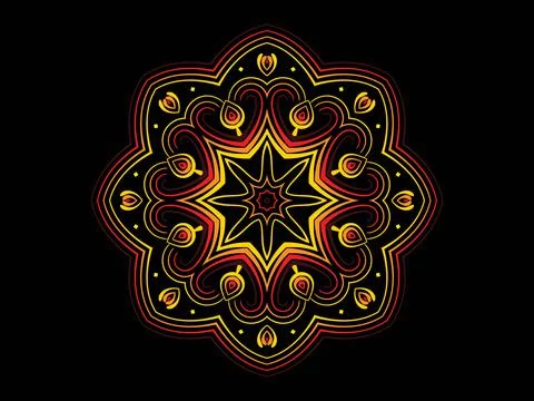 Mandala Design Illustration Stock Illustration