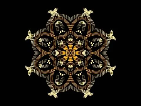 Mandala Design Illustration Stock Illustration