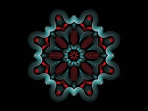 Mandala Design Illustration Stock Illustration