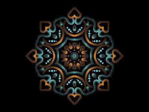 Mandala Design Illustration Stock Illustration