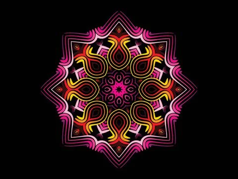 Mandala Design Illustration Stock Illustration