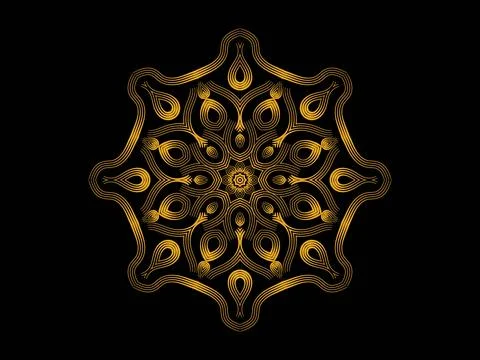 Mandala Design Illustration Stock Illustration