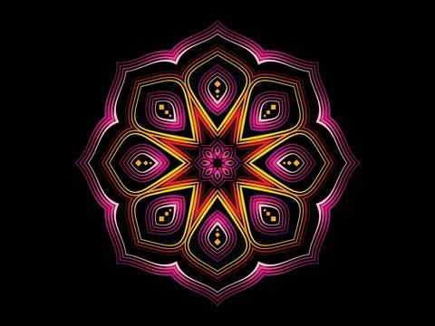 Mandala Design Illustration Stock Illustration