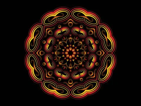 Mandala Design Illustration Stock Illustration