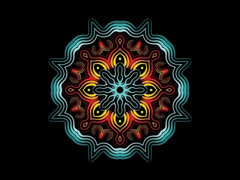 Mandala Design Illustration Stock Illustration