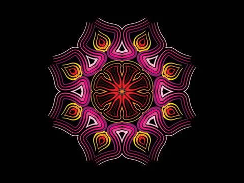 Mandala Design Illustration Stock Illustration