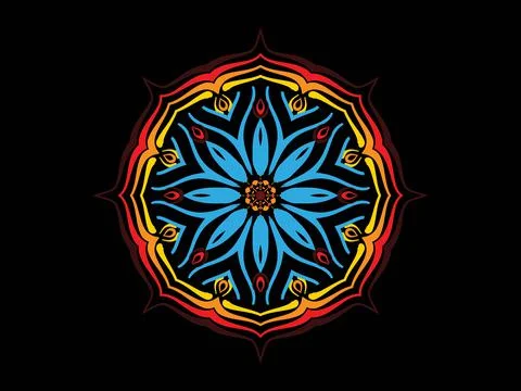 Mandala Design Illustration Stock Illustration