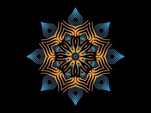 Mandala Design Illustration Stock Illustration