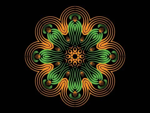 Mandala Design Illustration Stock Illustration