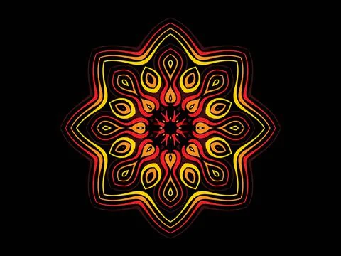 Mandala Design Illustration Stock Illustration