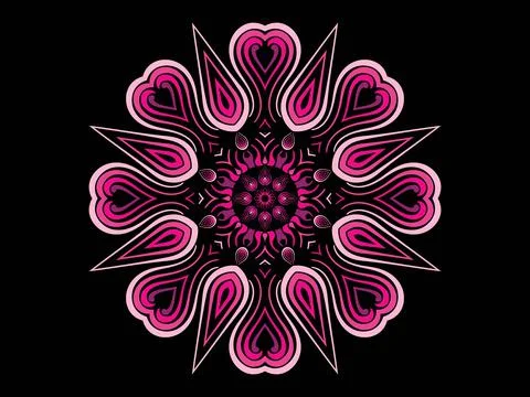 Mandala Design Illustration Stock Illustration