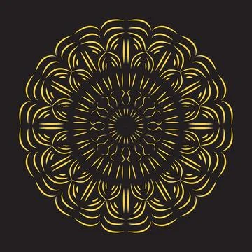 Mandala Design Nice to See 库存插图