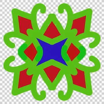 Mandala digital artwork Stock Illustration