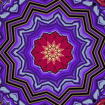 Mandala doodle line decorated background. Abstract geometric tiled vector s.. Stock Illustration
