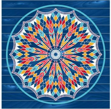 Mandala. Dreamcatcher. Ethnic decorative elements. Islam, Arabic Illustrazione stock