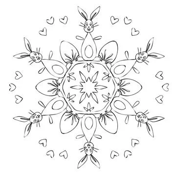 Mandala Easter An image of a nice Mandala Easter Copyright: xZoonar.com/ma... Foto stock