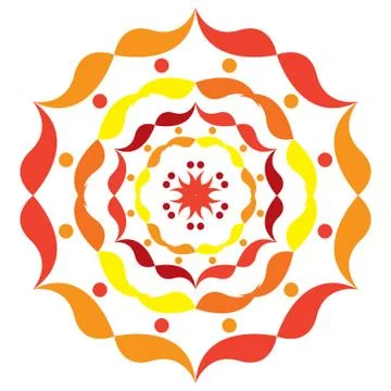 Mandala. Ethnic decorative elements Stock Illustration