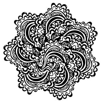 Mandala. Ethnic decorative elements. Stock Illustration