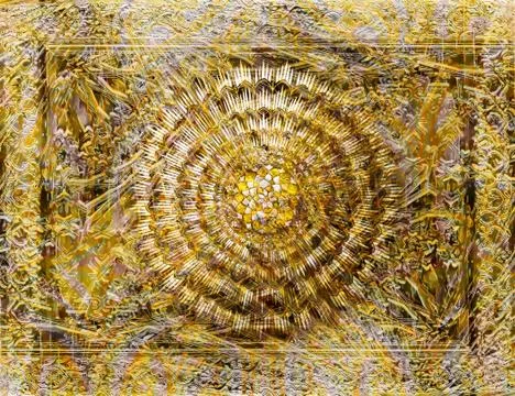 Mandala. Ethnic decorative elements. Islam, Arabic, Indian, anci Illustrazione stock