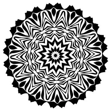 Mandala. Ethnic decorative elements. Vintage decorative elements. Stock Illustration