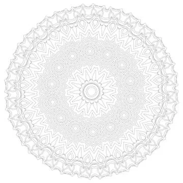 Mandala. Ethnic decorative elements. Vintage decorative elements. Stock Illustration