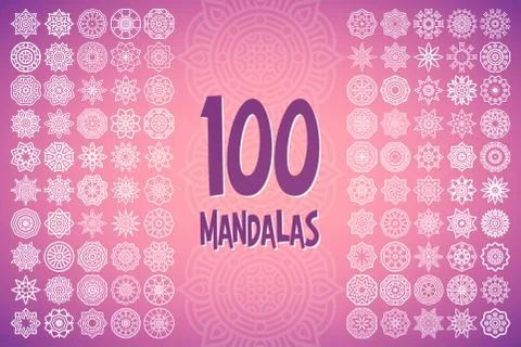 Mandala in ethnic style Stock Illustration