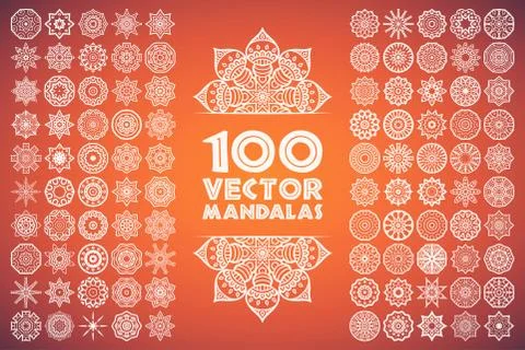 Mandala in ethnic style Stock Illustration