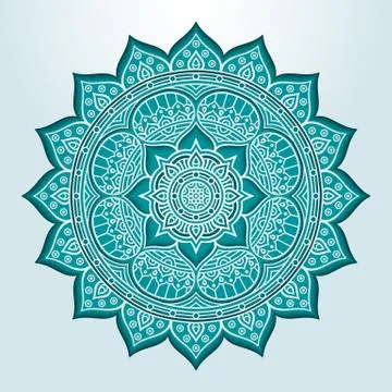 Mandala in ethnic style Stock Illustration