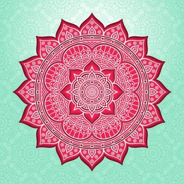 Mandala in ethnic style Stock Illustration
