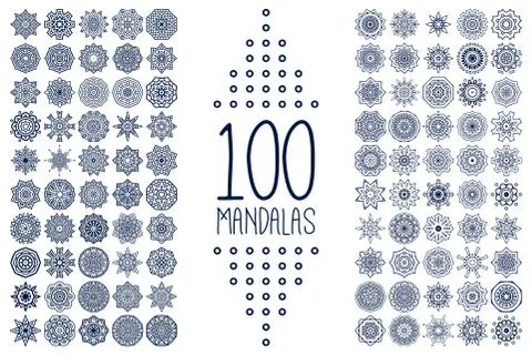 Mandala in ethnic style Stock Illustration