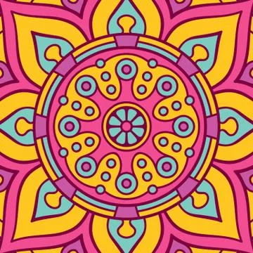 Mandala in ethnic style Stock Illustration