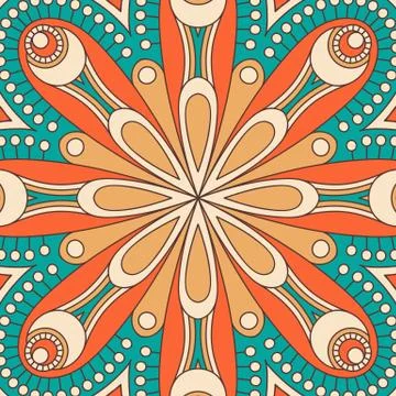 Mandala in ethnic style Stock Illustration