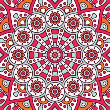 Mandala in ethnic style Stock Illustration