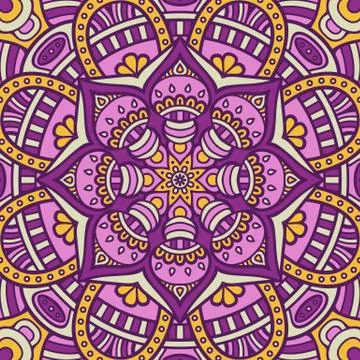 Mandala in ethnic style Stock Illustration