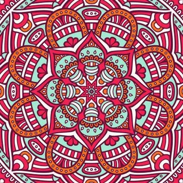Mandala in ethnic style Stock Illustration