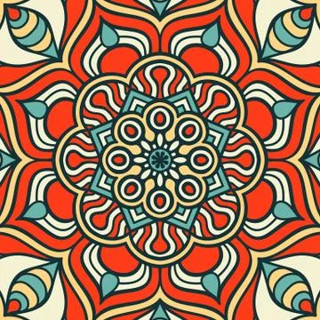 Mandala in ethnic style Stock Illustration