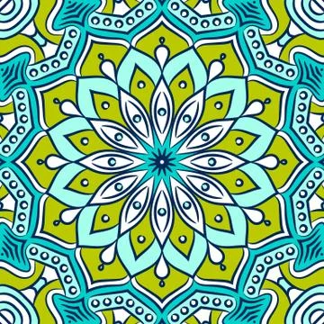 Mandala in ethnic style Stock Illustration