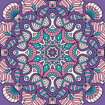 Mandala in ethnic style Stock Illustration