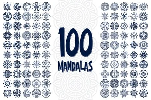Mandala in ethnic style Stock Illustration