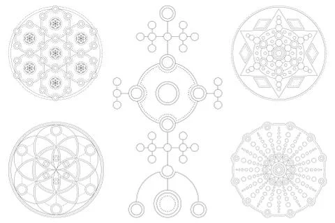 Mandala in ethnic style Stock Illustration