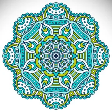 Mandala in ethnic style Stock Illustration