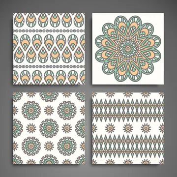 Mandala in ethnic style Stock Illustration