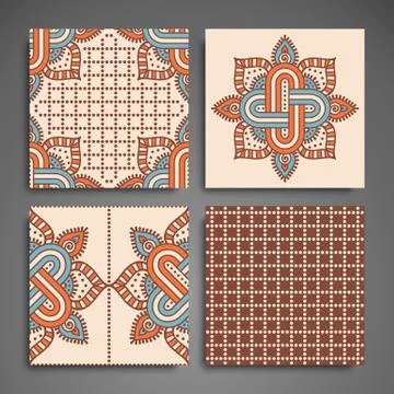 Mandala in ethnic style Stock Illustration