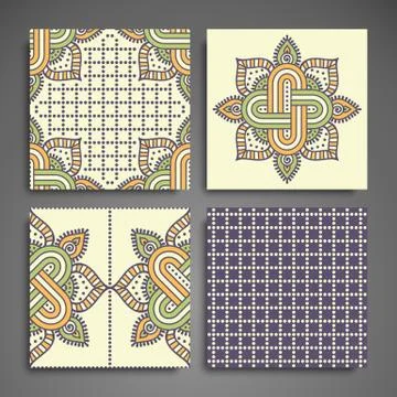 Mandala in ethnic style Stock Illustration