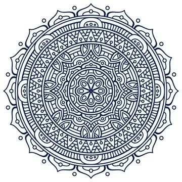 Mandala in ethnic style Stock Illustration