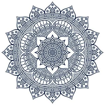 Mandala in ethnic style Stock Illustration
